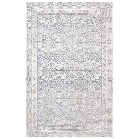 Safavieh 8 x 10 ft. Roslyn Hand Loomed Rectangle Area Rug Grey & Beige ROS704F-8